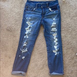 super super stretch crop jeans
